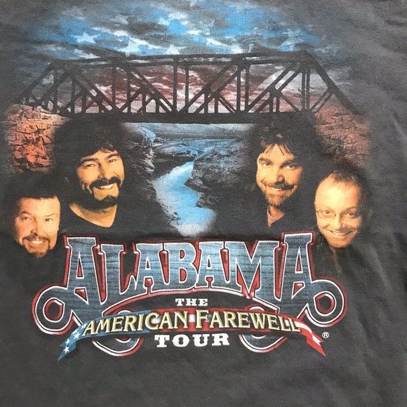 Alabama American Farewell Tour XL T-SHIRT - Picture 2 of 3